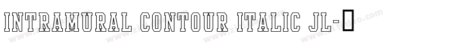 Intramural Contour Italic JL字体转换